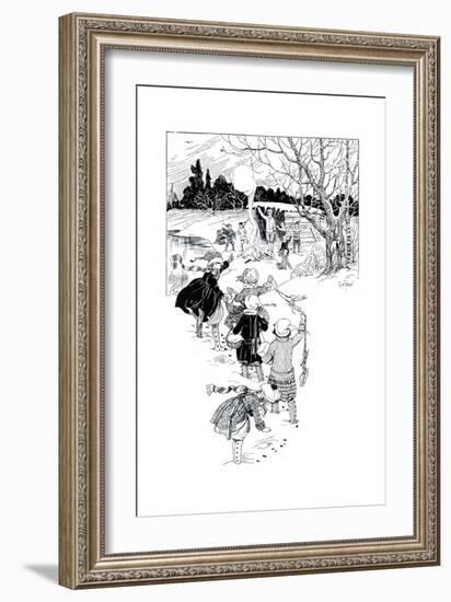 Pom-Pom-Pull Away - Child Life-Kate Deal-Framed Giclee Print