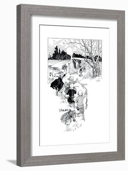 Pom-Pom-Pull Away - Child Life-Kate Deal-Framed Giclee Print