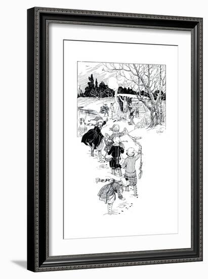 Pom-Pom-Pull Away - Child Life-Kate Deal-Framed Giclee Print