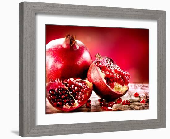 Pomegranate Fruit-Subbotina Anna-Framed Photographic Print