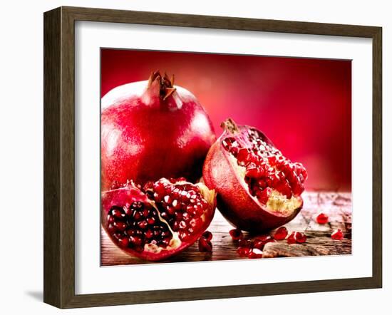 Pomegranate Fruit-Subbotina Anna-Framed Photographic Print