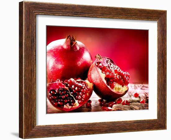 Pomegranate Fruit-Subbotina Anna-Framed Photographic Print