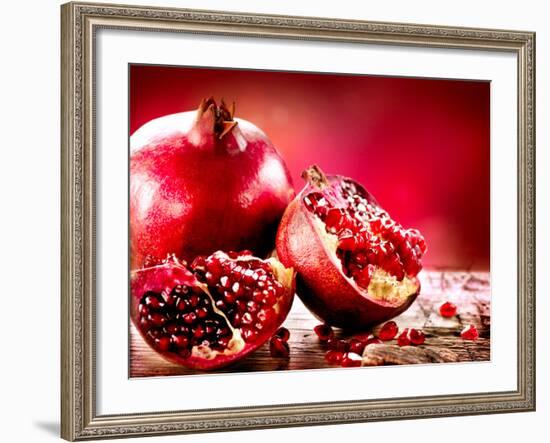 Pomegranate Fruit-Subbotina Anna-Framed Photographic Print