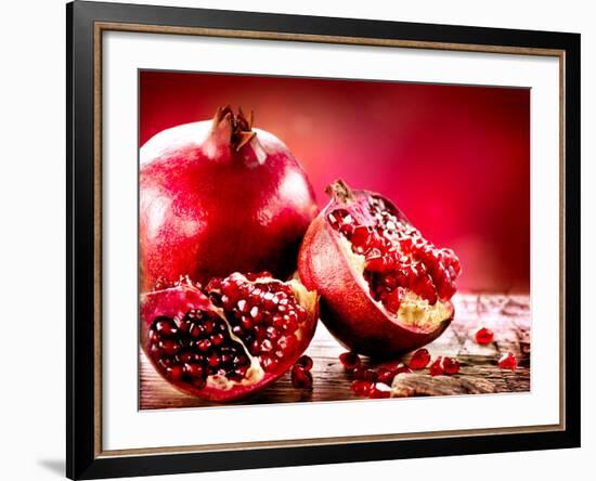 Pomegranate Fruit-Subbotina Anna-Framed Photographic Print