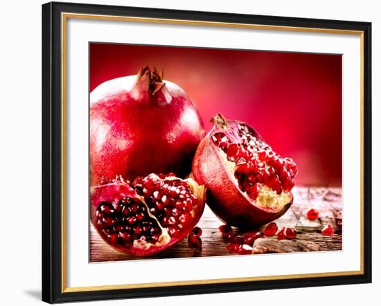 Pomegranate Fruit-Subbotina Anna-Framed Photographic Print