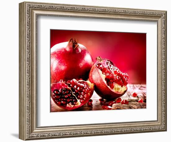 Pomegranate Fruit-Subbotina Anna-Framed Photographic Print