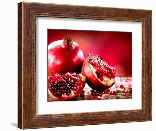 Pomegranate Fruit-Subbotina Anna-Framed Photographic Print