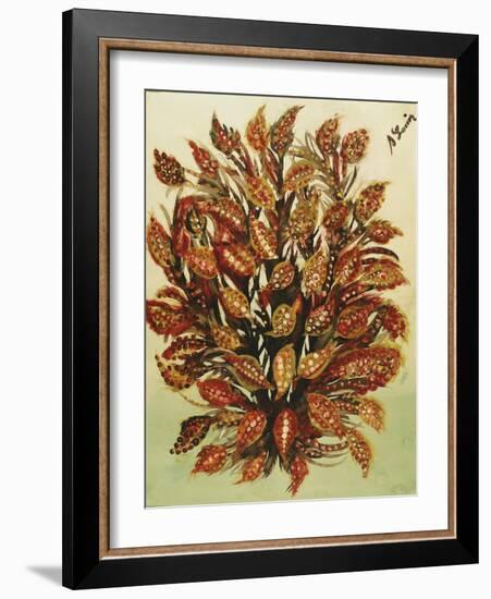 Pomegranate on a Green Background, 1930-Seraphine Louis-Framed Giclee Print