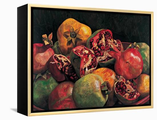 Pomegranates from Chabela, 2007-Pedro Diego Alvarado-Framed Premier Image Canvas