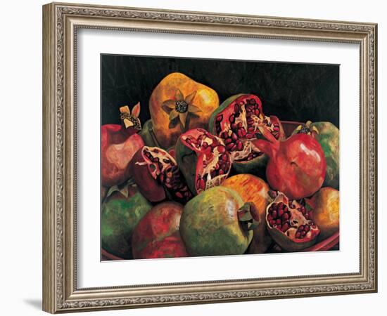 Pomegranates from Chabela, 2007-Pedro Diego Alvarado-Framed Giclee Print