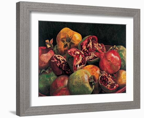 Pomegranates from Chabela, 2007-Pedro Diego Alvarado-Framed Giclee Print