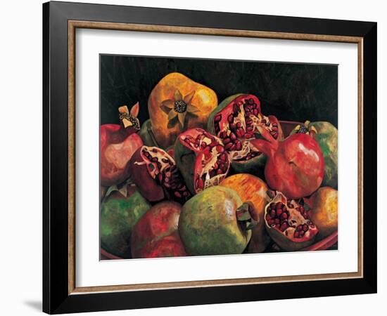 Pomegranates from Chabela, 2007-Pedro Diego Alvarado-Framed Giclee Print