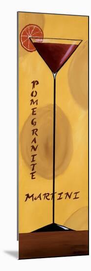 Pomegranite Martini-Krista Sewell-Mounted Art Print