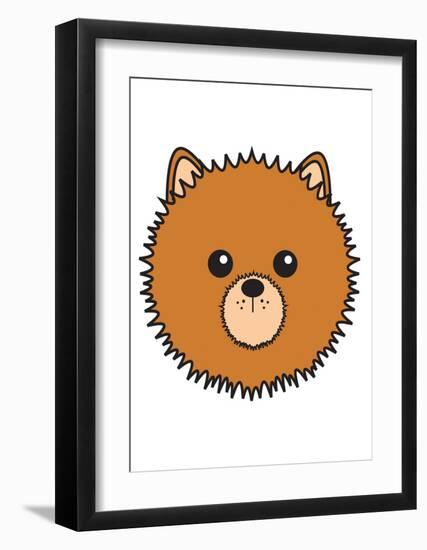 Pomeranian-null-Framed Art Print