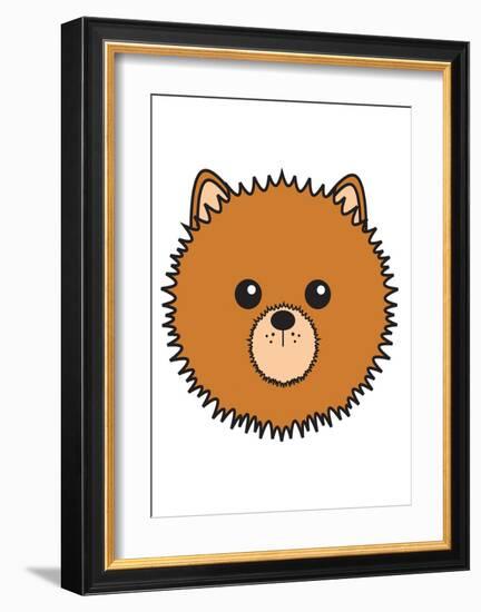 Pomeranian-null-Framed Art Print