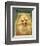 Pomeranian-John W^ Golden-Framed Art Print