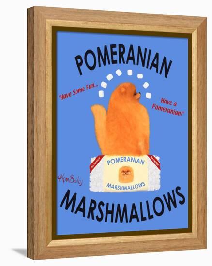 Pomeranian-Ken Bailey-Framed Premier Image Canvas