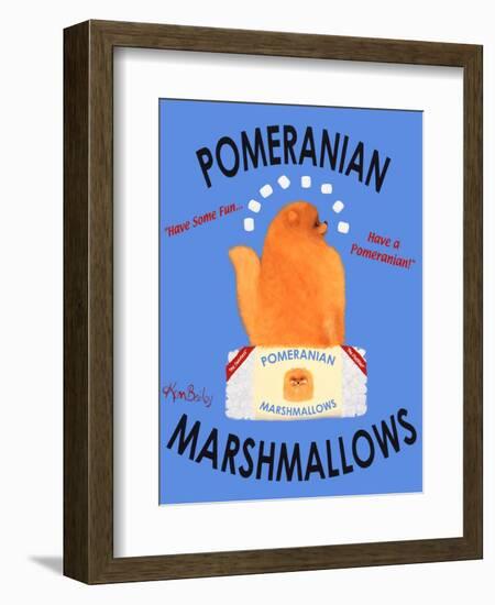 Pomeranian-Ken Bailey-Framed Giclee Print