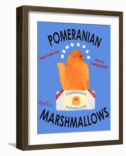 Pomeranian-Ken Bailey-Framed Premium Giclee Print