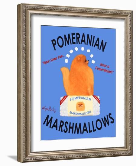 Pomeranian-Ken Bailey-Framed Giclee Print