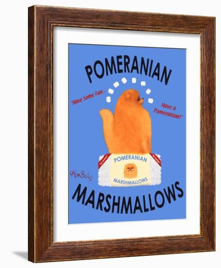 Pomeranian-Ken Bailey-Framed Giclee Print