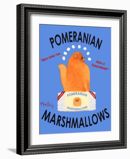 Pomeranian-Ken Bailey-Framed Giclee Print