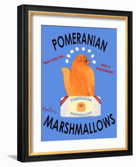 Pomeranian-Ken Bailey-Framed Giclee Print