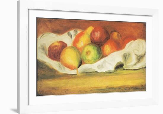 Pommes et Poires-Pierre-Auguste Renoir-Framed Art Print