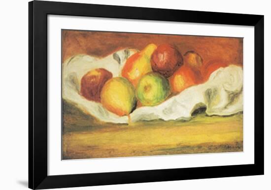 Pommes et Poires-Pierre-Auguste Renoir-Framed Art Print