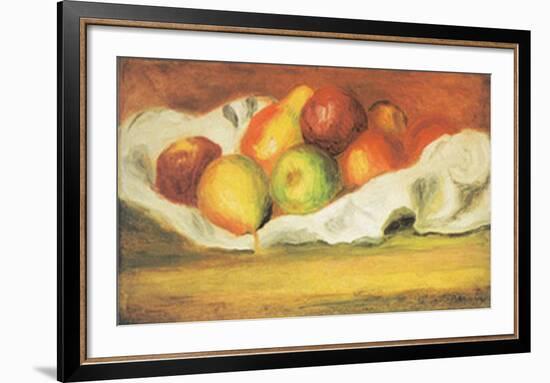 Pommes et Poires-Pierre-Auguste Renoir-Framed Art Print