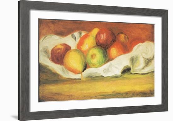 Pommes et Poires-Pierre-Auguste Renoir-Framed Art Print