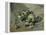 Pommes vertes-Paul Cézanne-Framed Premier Image Canvas