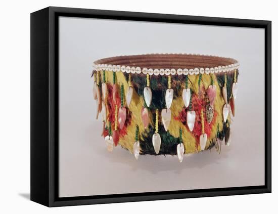 Pomo Gift Basket, from California (Mixed Media)-American-Framed Premier Image Canvas