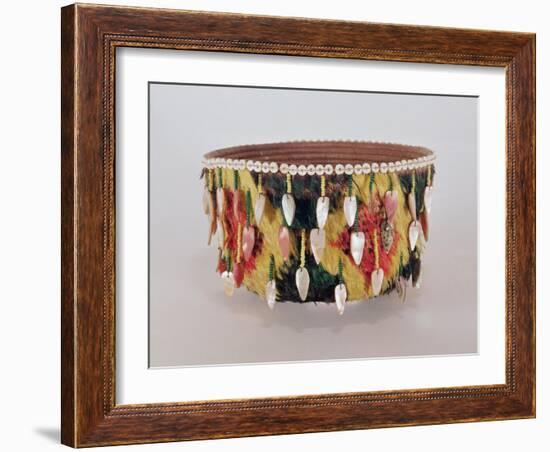 Pomo Gift Basket, from California (Mixed Media)-American-Framed Giclee Print