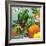 Pomona, California, The Parrot Brand Citrus Label-Lantern Press-Framed Art Print