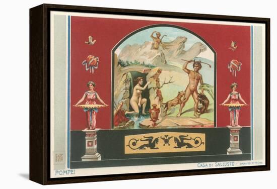 Pompei Fresco-Found Image Press-Framed Premier Image Canvas