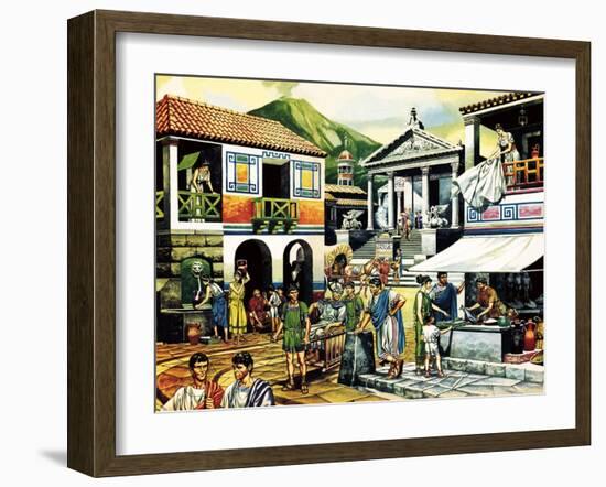 Pompei-Ron Embleton-Framed Giclee Print