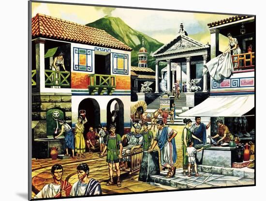 Pompei-Ron Embleton-Mounted Giclee Print