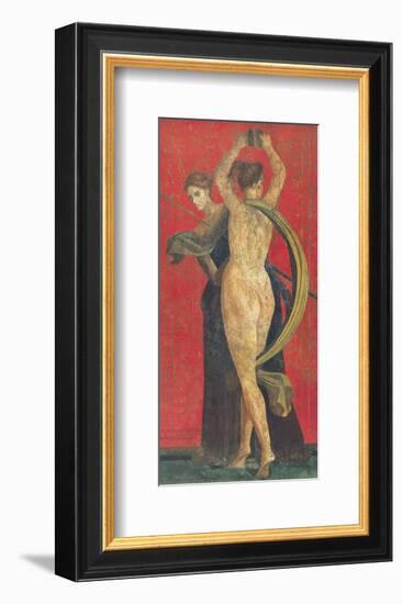 Pompeian Art, Dancing Women-null-Framed Art Print