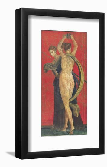 Pompeian Art, Dancing Women-null-Framed Art Print