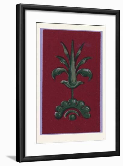 Pompeian Ornament-null-Framed Giclee Print