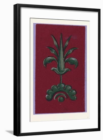 Pompeian Ornament-null-Framed Giclee Print