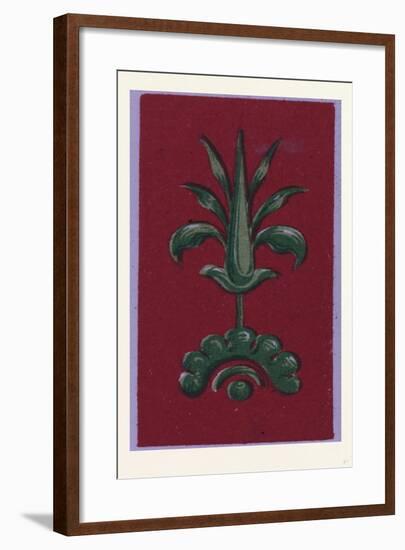 Pompeian Ornament-null-Framed Giclee Print