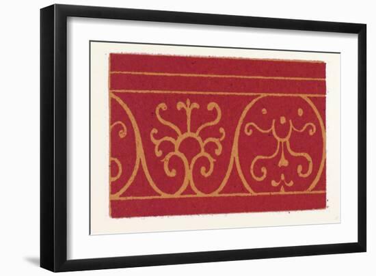 Pompeian Ornament-null-Framed Giclee Print