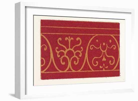 Pompeian Ornament-null-Framed Giclee Print