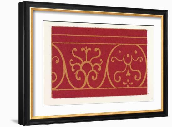 Pompeian Ornament-null-Framed Giclee Print