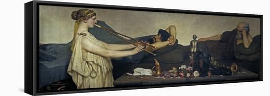 Pompeian Scene or the Siesta-Lawrence Alma-Tadema-Framed Premier Image Canvas