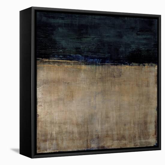 Pompeian Teal-Liz Jardine-Framed Stretched Canvas