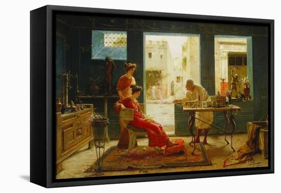 Pompeii Antiques (Oil on Canvas)-Ettore Forti-Framed Premier Image Canvas