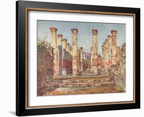 Pompeii:Casa Di Ariadne-Alberto Pisa-Framed Art Print